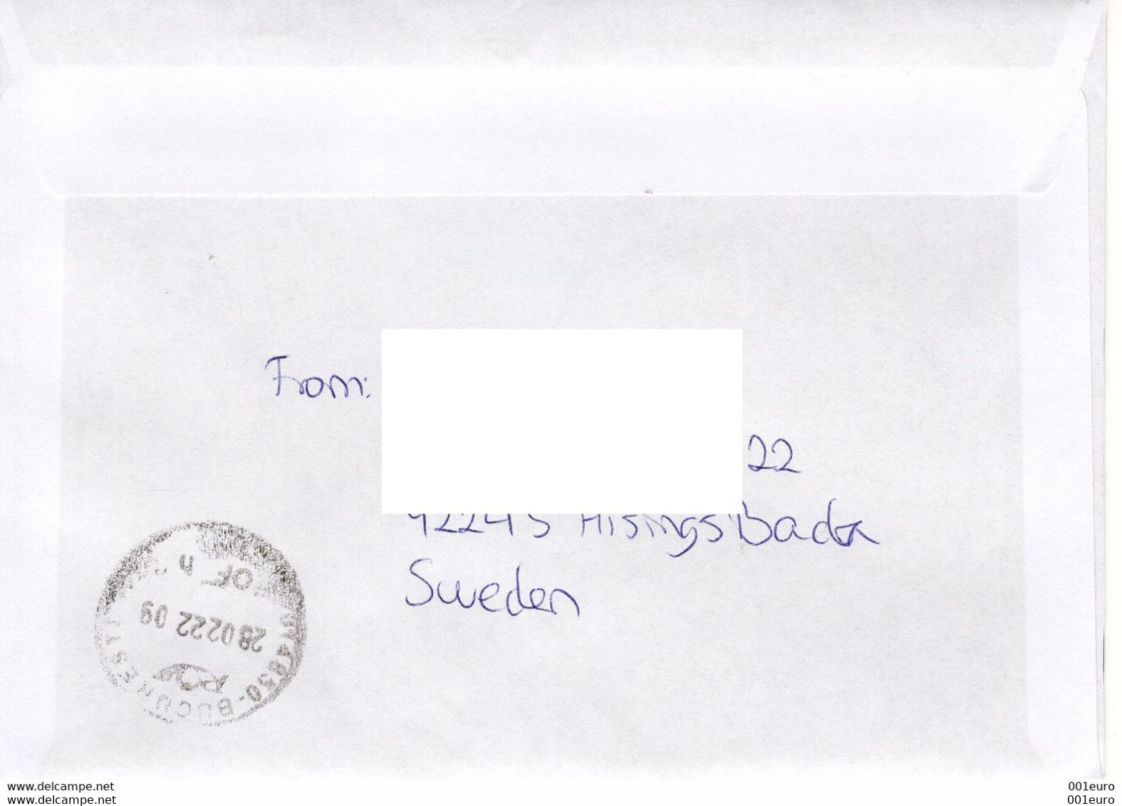 SWEDEN: FLOWERS Cover Circulated To Romania - Registered Shipping! - Gebruikt