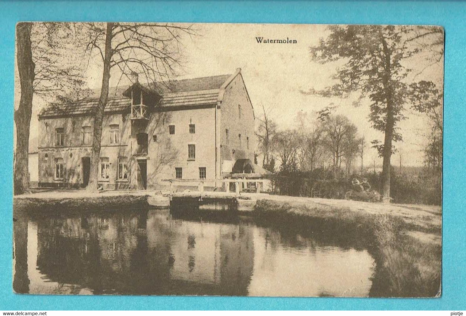 * Neerpelt (Limburg) * (Drukkerij Jacobs & Vonckers) Watermolen, Moulin à Eau, Canal, Quai, Old, Rare, TOP - Neerpelt