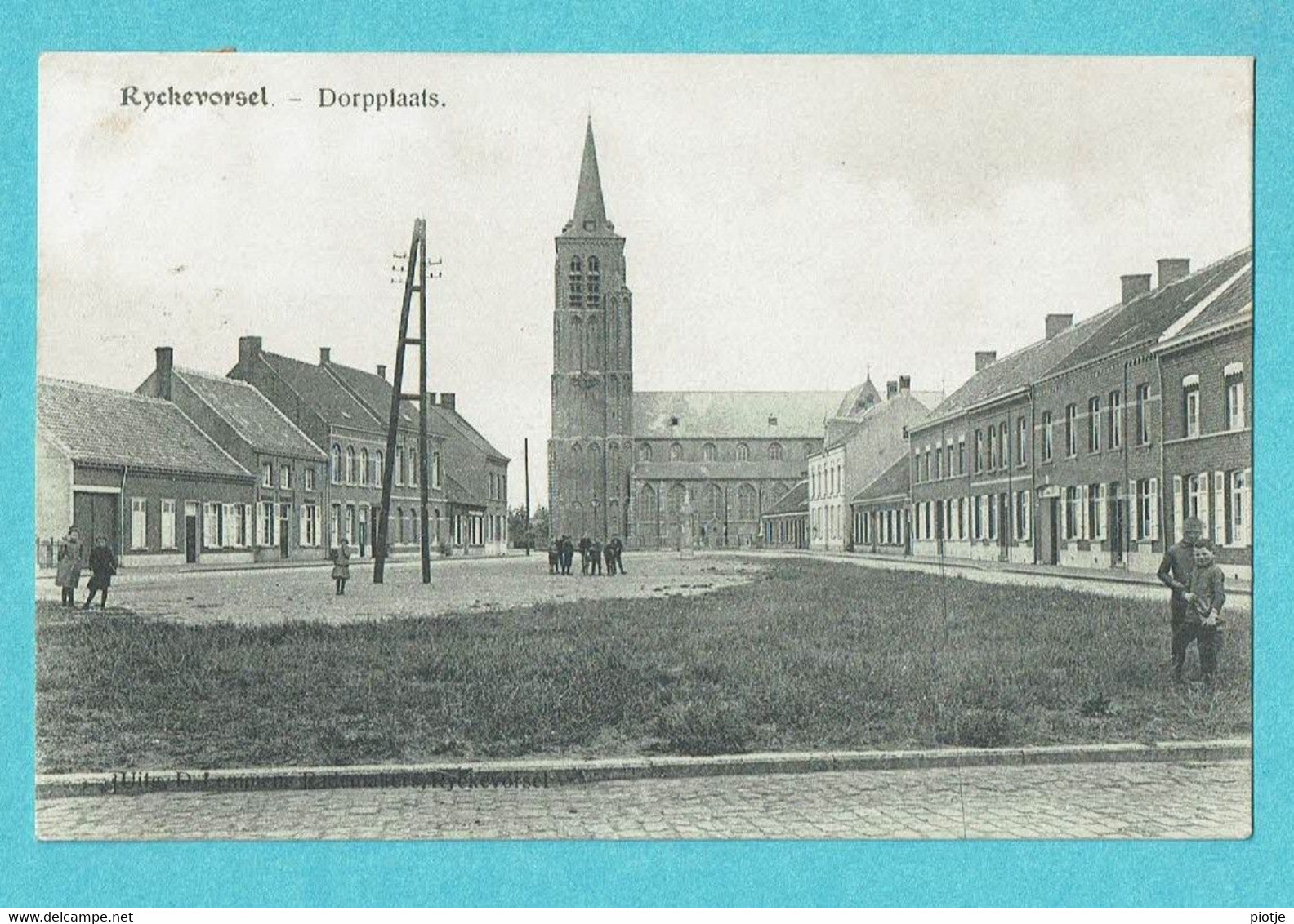 * Rijkevorsel - Ryckevorsel (Antwerpen) * (Uitg D. Lemmens) Dorpplaats, église, Kerk, Zeldzaam, TOP, Rare - Rijkevorsel