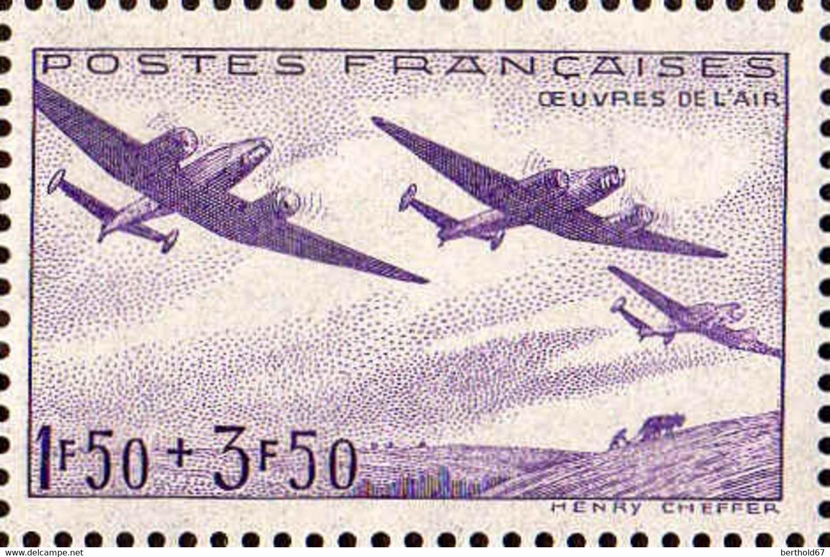 France Poste N** Yv: 540 Mi:551 Oeuvres De L'air - Unused Stamps