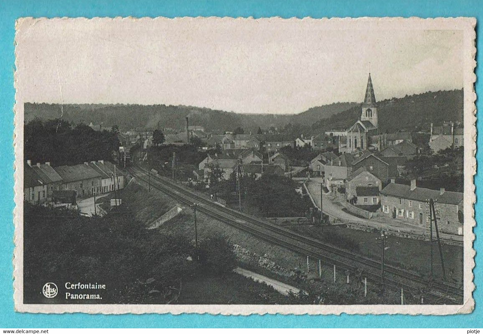 * Cerfontaine (Namur - La Wallonie) * (Nels, Editeur T. Béchet) Panorama, Vue Générale, église, Chemin De Fer - Cerfontaine