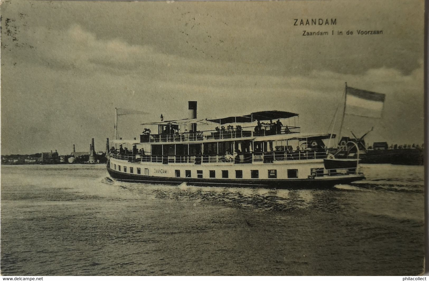 Zaandam // M.s. Zaandam I In De Voorzaan 190? - Zaandam