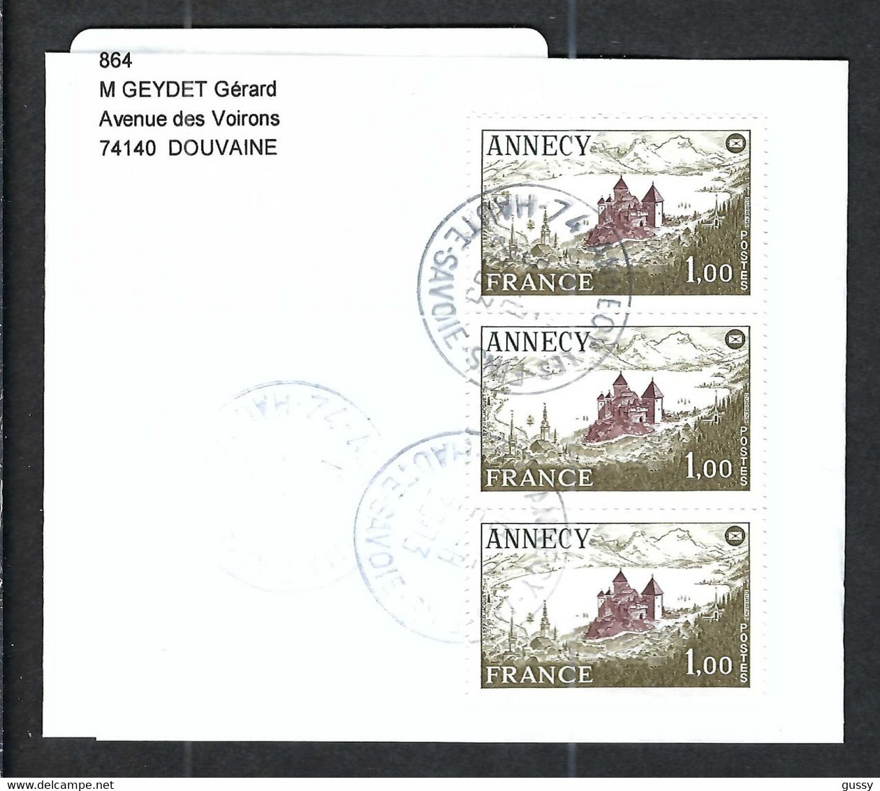 FRANCE 2003: Bande Pour Journaux De Annecy-Les-Fins (Hte Savoie) Pour Douvaine (Hte Savoie) Affr. De 3,00F - Storia Postale