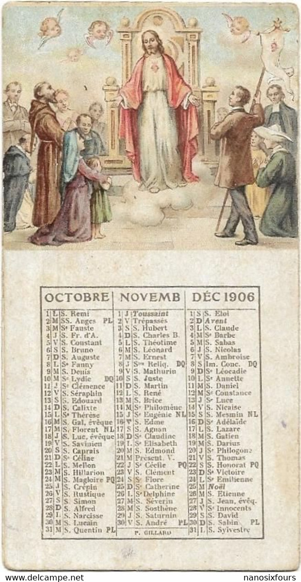 CALENDRIERS AN 1906. DIM 100 X 55 - Petit Format : 1921-40