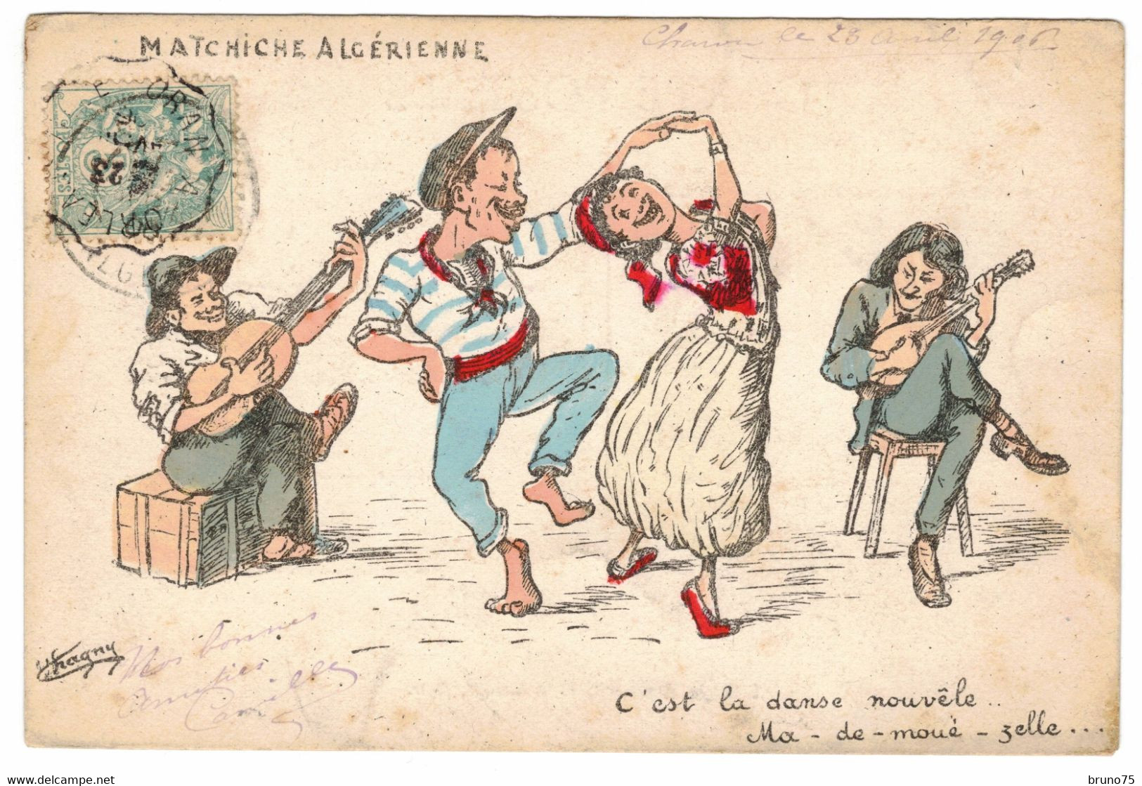 CHAGNY - Matchiche Algérienne - Danse - 1906 - Chagny