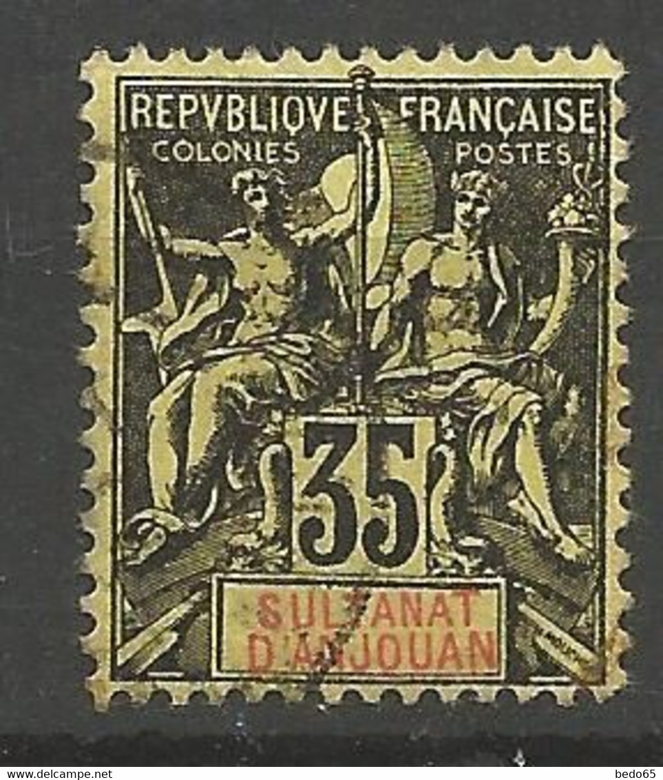 ANJOUAN N° 17 OBL - Used Stamps