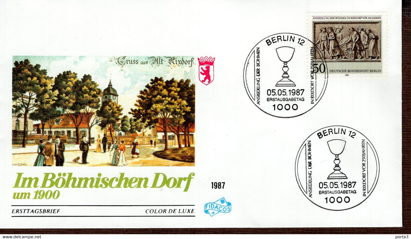 Berlin FDC Aus 1987 Ex 9 Items  Gestempelt / Used / Oblitéré (Berl 041) - 1981-1990