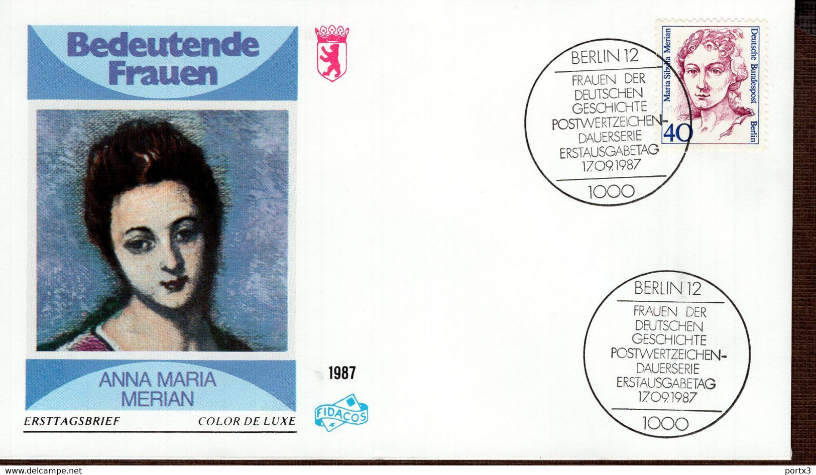 Berlin FDC aus 1987 ex 9 items  gestempelt / used / oblitéré (Berl 041)