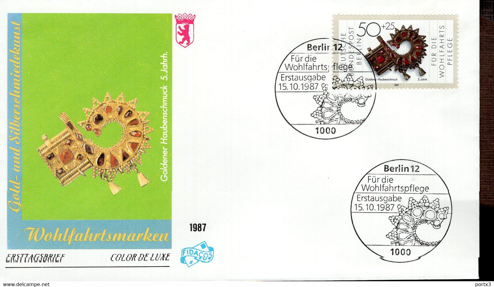 Berlin FDC Aus 1987 Ex 10 Items  Gestempelt / Used / Oblitéré (Berl 042) - 1981-1990