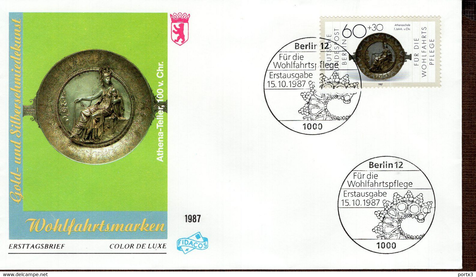 Berlin FDC Aus 1987 Ex 10 Items  Gestempelt / Used / Oblitéré (Berl 042) - 1981-1990