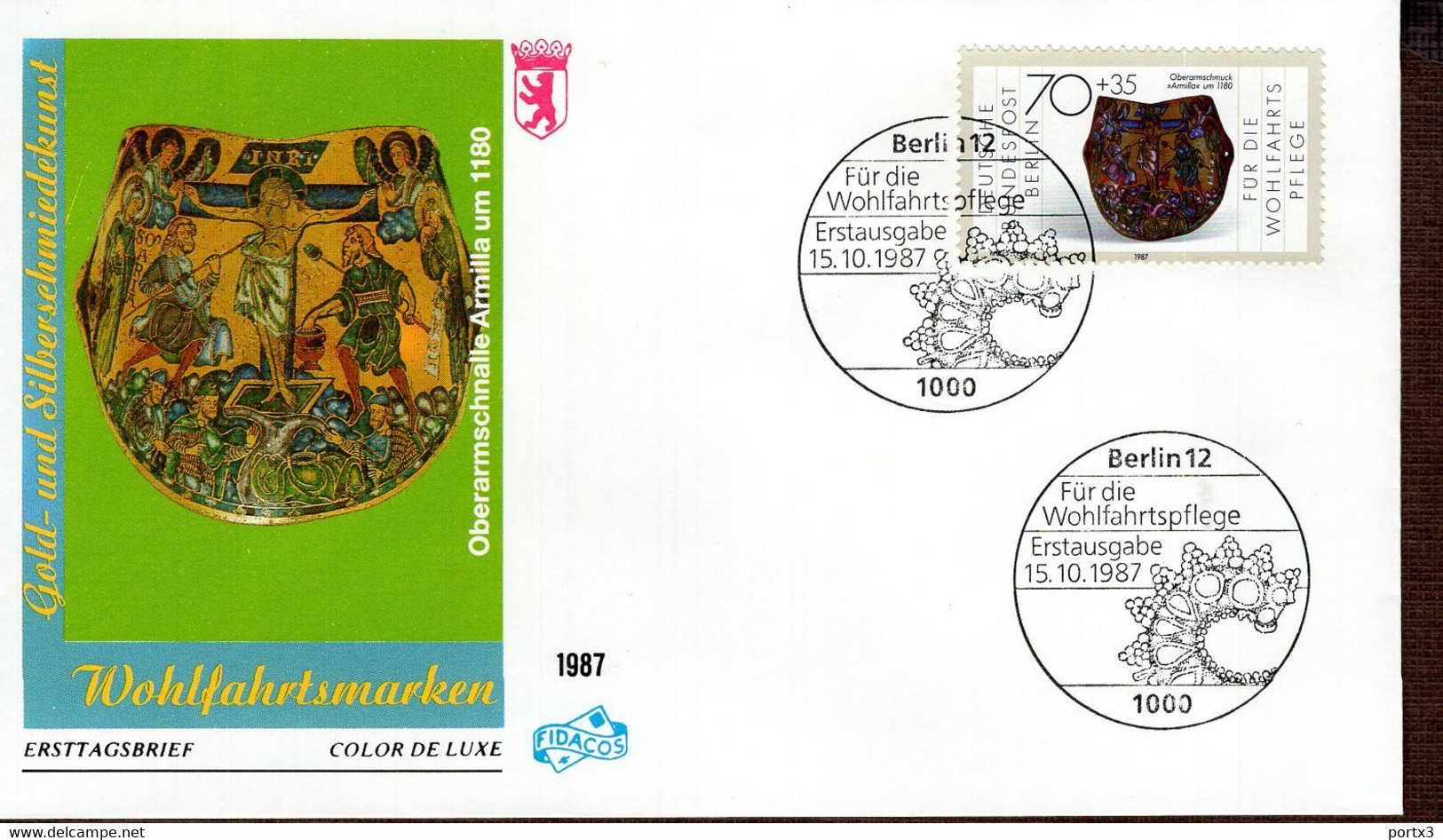 Berlin FDC Aus 1987 Ex 10 Items  Gestempelt / Used / Oblitéré (Berl 042) - 1981-1990