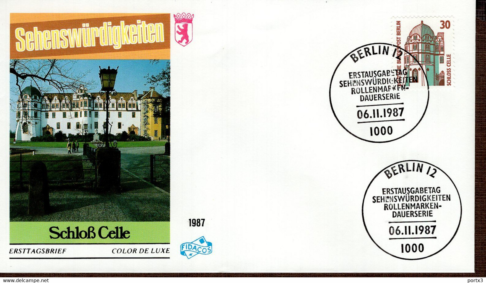 Berlin FDC aus 1987 ex 10 items  gestempelt / used / oblitéré (Berl 042)