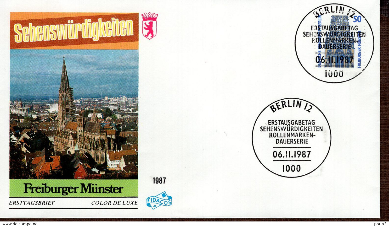 Berlin FDC aus 1987 ex 10 items  gestempelt / used / oblitéré (Berl 042)