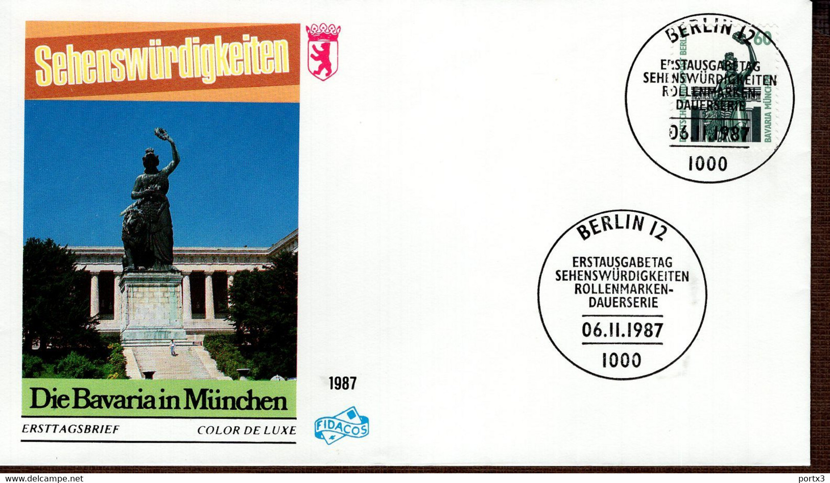 Berlin FDC aus 1987 ex 10 items  gestempelt / used / oblitéré (Berl 042)