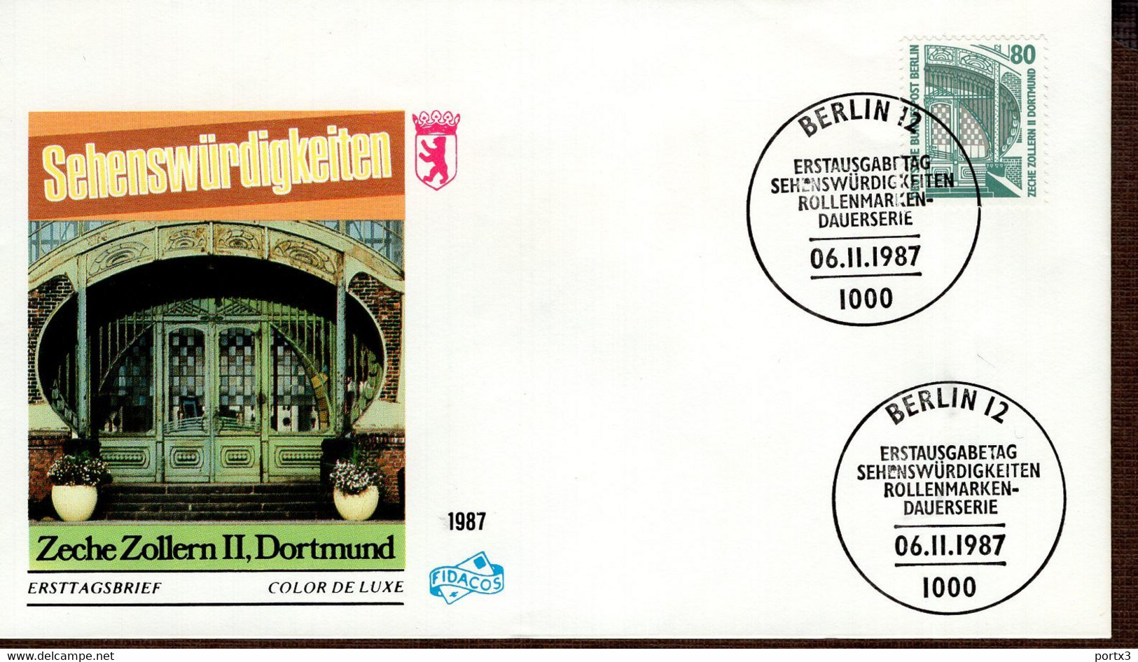 Berlin FDC aus 1987 ex 10 items  gestempelt / used / oblitéré (Berl 042)