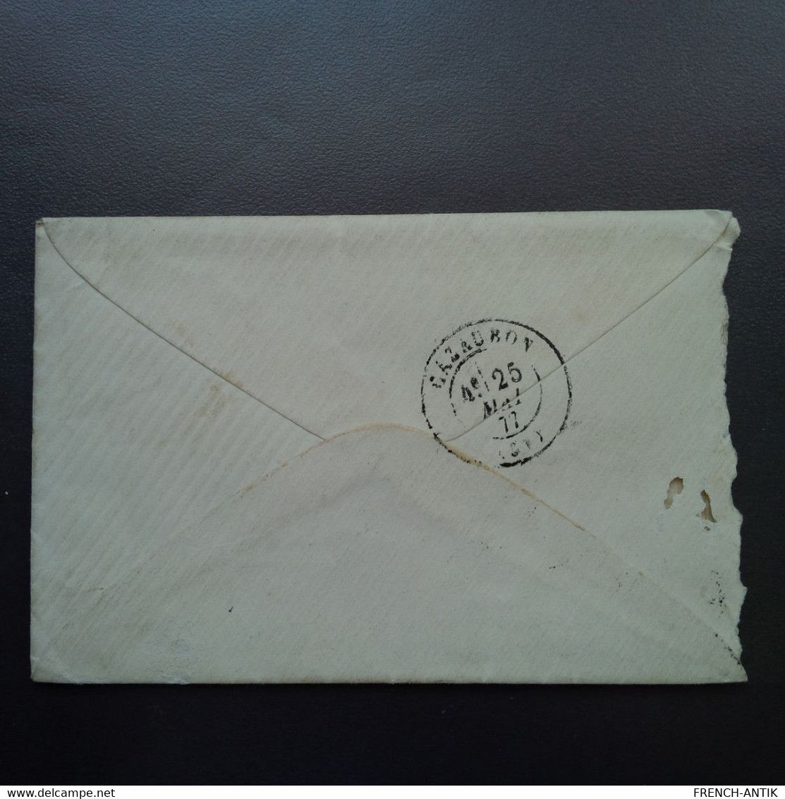 LETTRE CAZAUBON GERS 1877 CACHET BM AVEC COURRIER - 1876-1878 Sage (Type I)