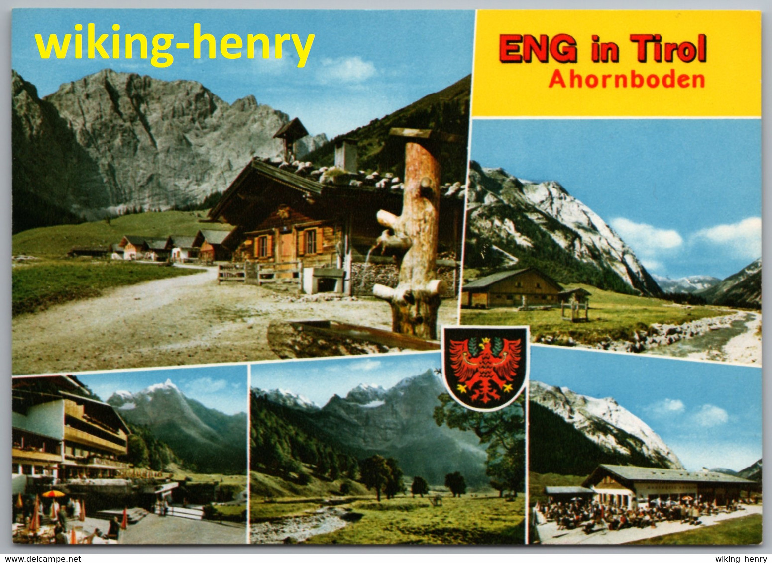 Österreich Tirol Vomp Eng - Mehrbildkarte 3  Ahornboden - Vomp