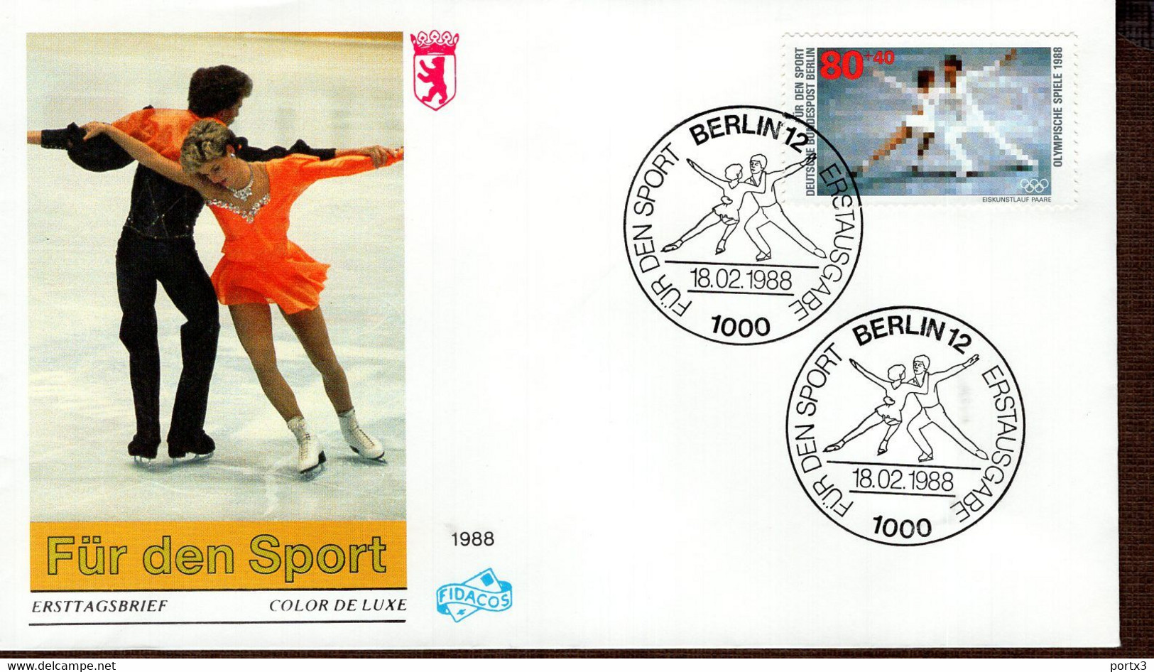 Berlin FDC Aus 1988 Ex 9 Items  Gestempelt / Used / Oblitéré (Berl 045) - 1981-1990