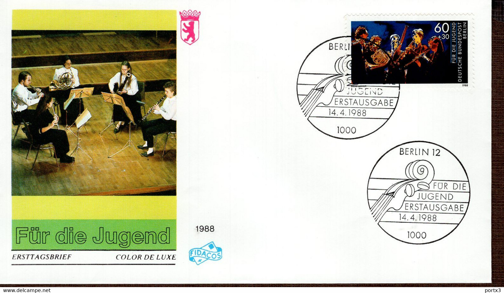 Berlin FDC Aus 1988 Ex 10 Items Gestempelt / Used / Oblitéré (Berl 046) - 1981-1990