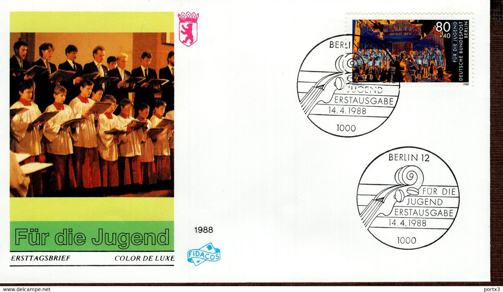 Berlin FDC Aus 1988 Ex 10 Items Gestempelt / Used / Oblitéré (Berl 046) - 1981-1990