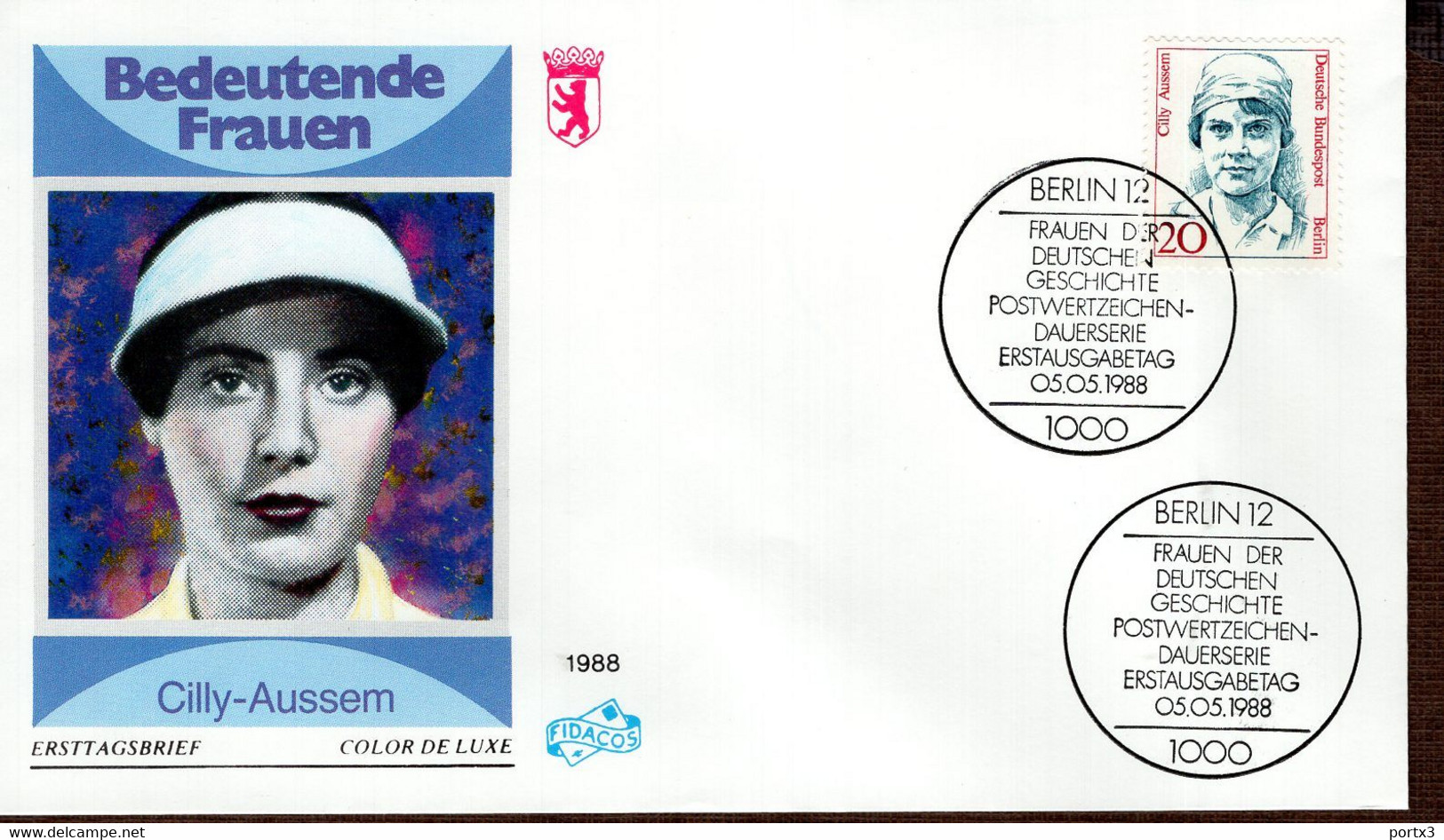 Berlin FDC Aus 1988 Ex 10 Items Gestempelt / Used / Oblitéré (Berl 046) - 1981-1990