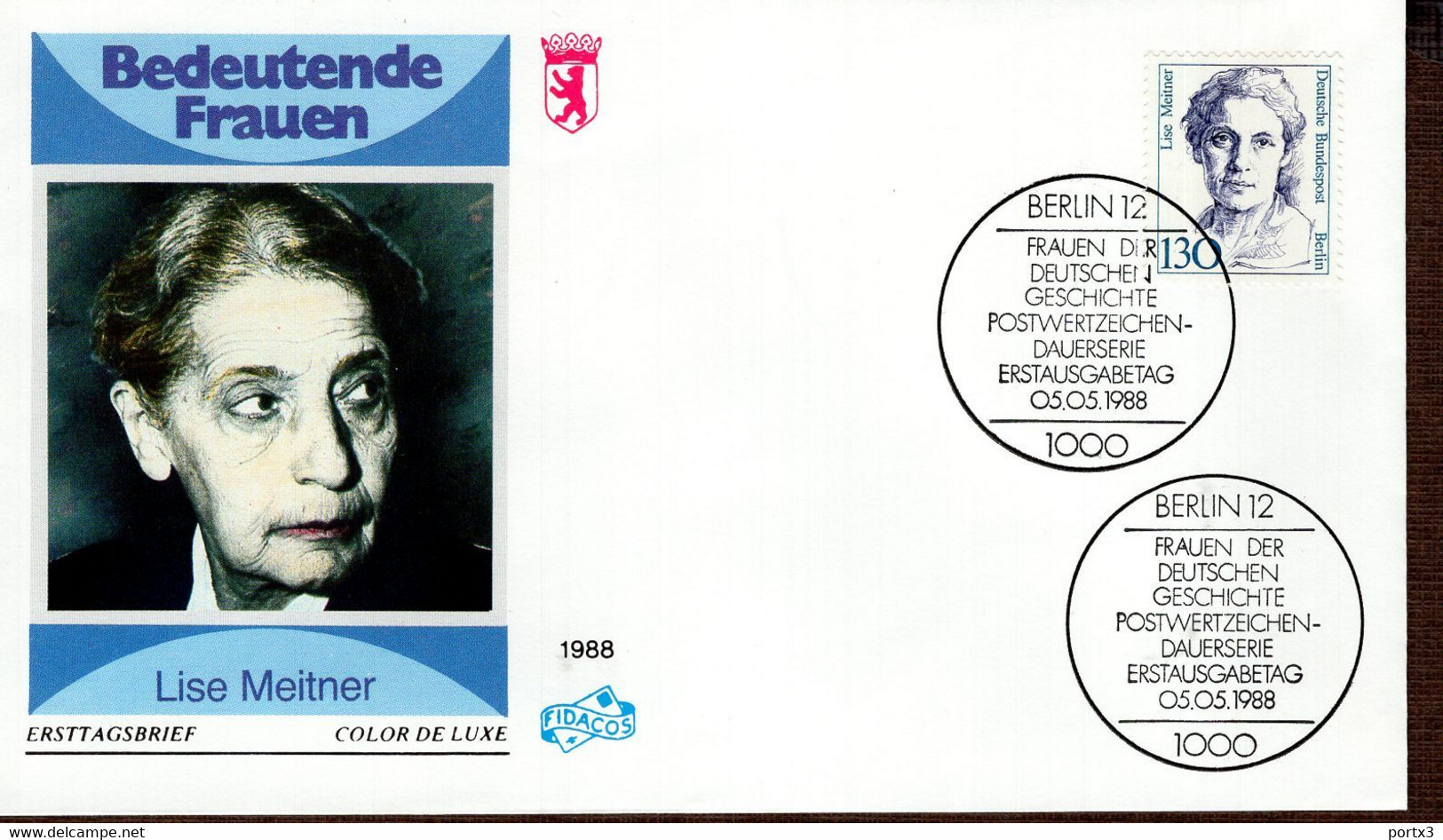 Berlin FDC aus 1988 ex 10 items gestempelt / used / oblitéré (Berl 046)