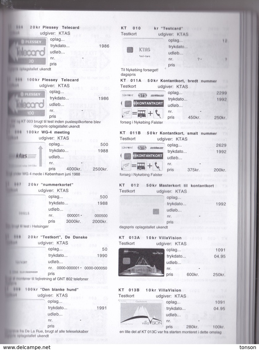 Danish Phonecard Catalogue 1997   2 Scans. - Supplies And Equipment