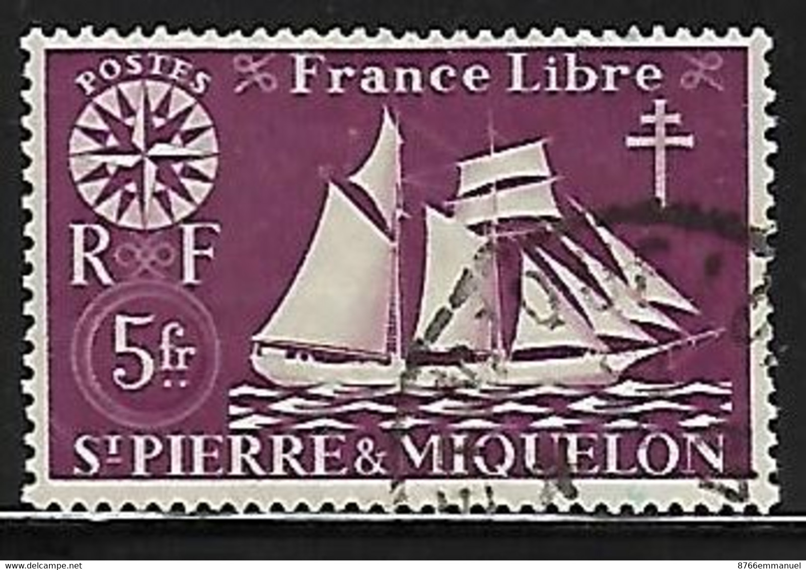 SAINT-PIERRE-ET-MIQUELON N°307 - Usati