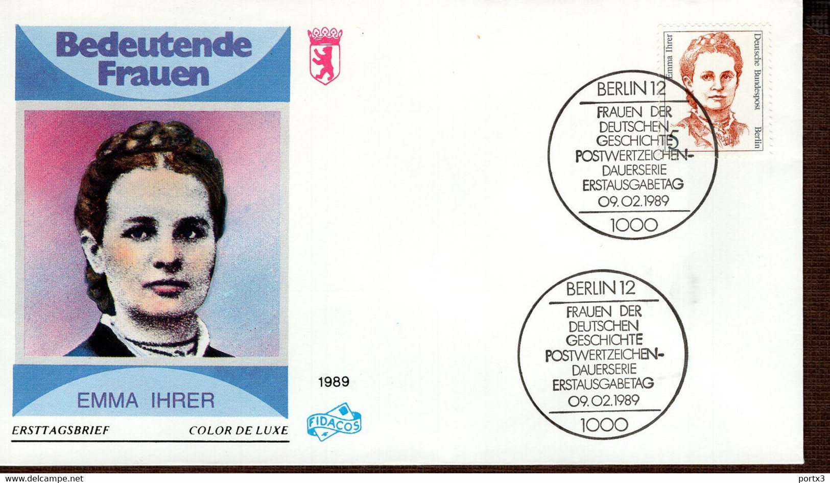 Berlin FDC Aus 1989 Ex 9 Items Gestempelt / Used / Oblitéré (Berl 048) - 1981-1990