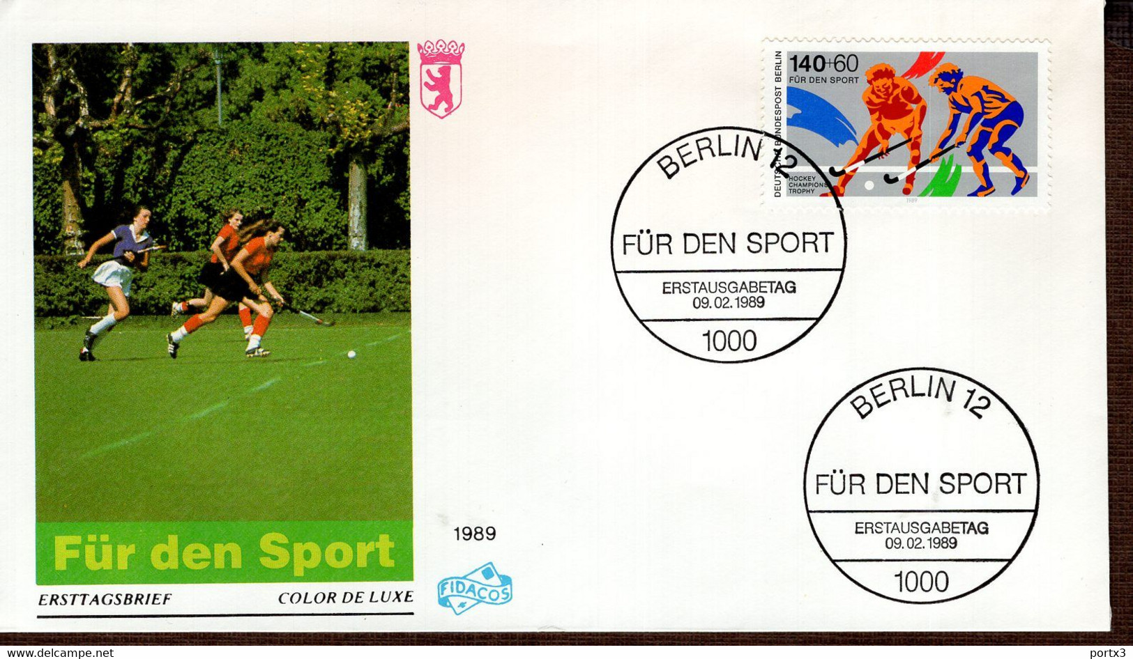 Berlin FDC aus 1989 ex 9 items gestempelt / used / oblitéré (Berl 048)