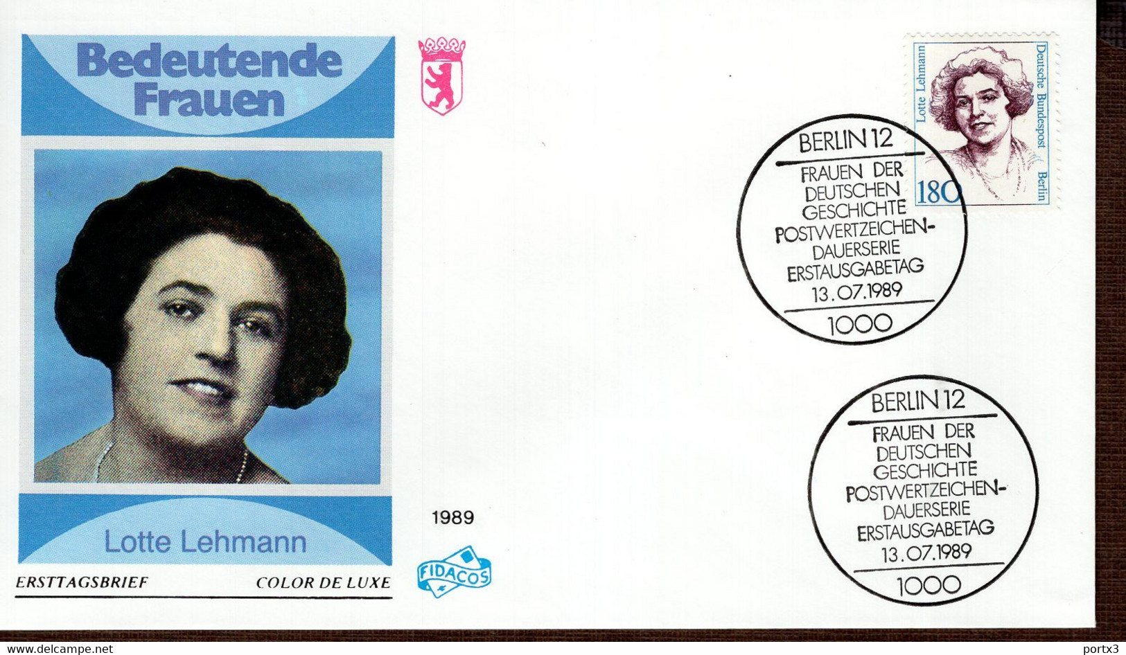 Berlin FDC aus 1989 ex 10 items gestempelt / used / oblitéré (Berl 049)