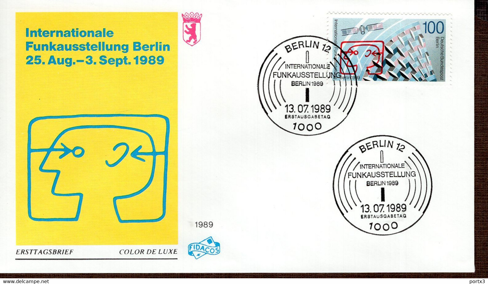 Berlin FDC aus 1989 ex 10 items gestempelt / used / oblitéré (Berl 049)