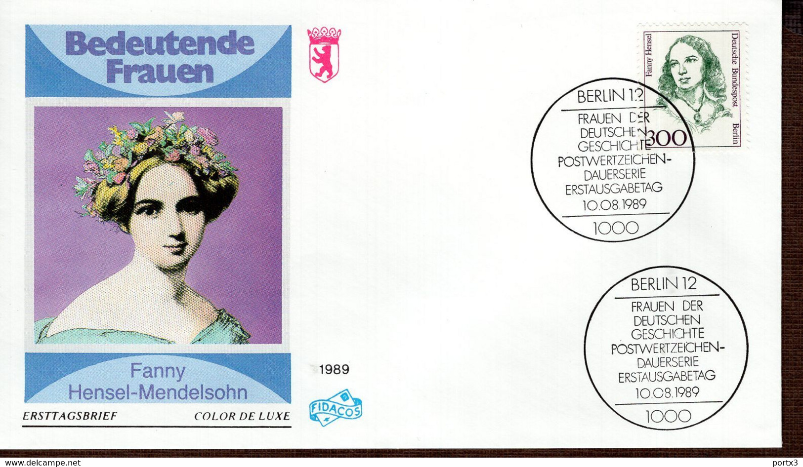Berlin FDC Aus 1989 Ex 9 Items  Gestempelt / Used / Oblitéré (Berl 050) - 1981-1990