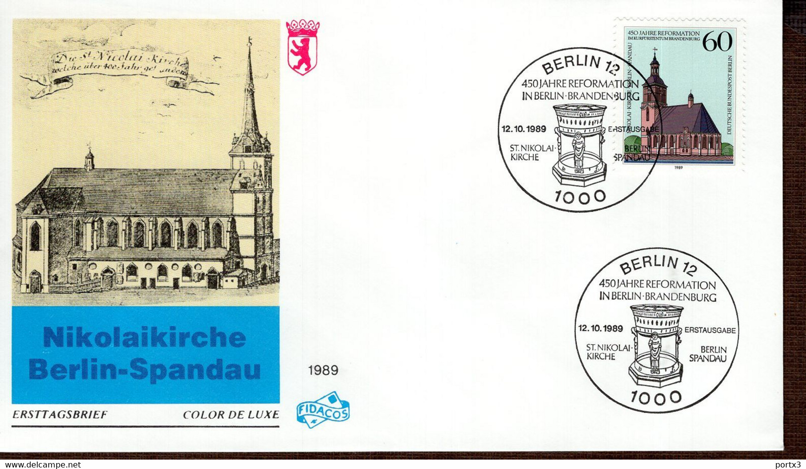 Berlin FDC aus 1989 ex 9 items  gestempelt / used / oblitéré (Berl 050)