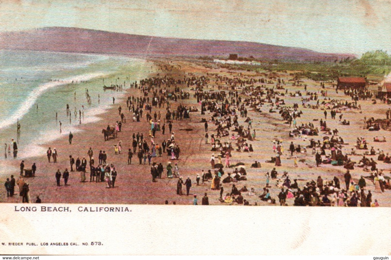 CPA - CALIFORNIA - LONG BEACH - Vue De La Plage ... - Long Beach