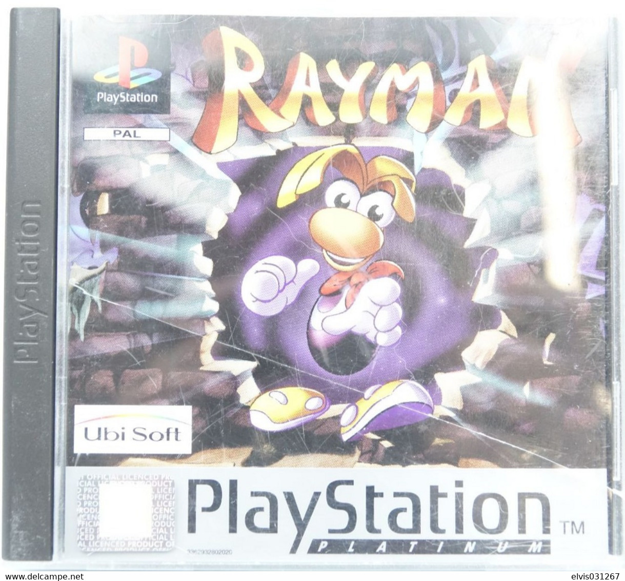 SONY PLAYSTATION ONE PS1 : RAYMAN 1 - PLATINUM - Playstation