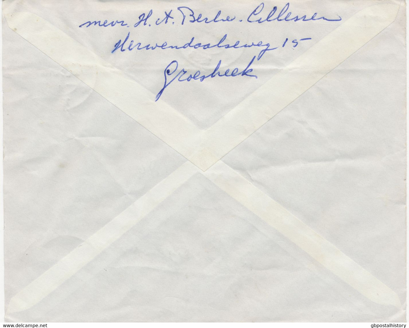 NIEDERLANDE 1968, Königin Juliane 20 C (6) Sehr Selt. Leicht überfrankierte MeF (Porto Betrug 115 C) Auf Kab.-R-Brief - Cartas & Documentos