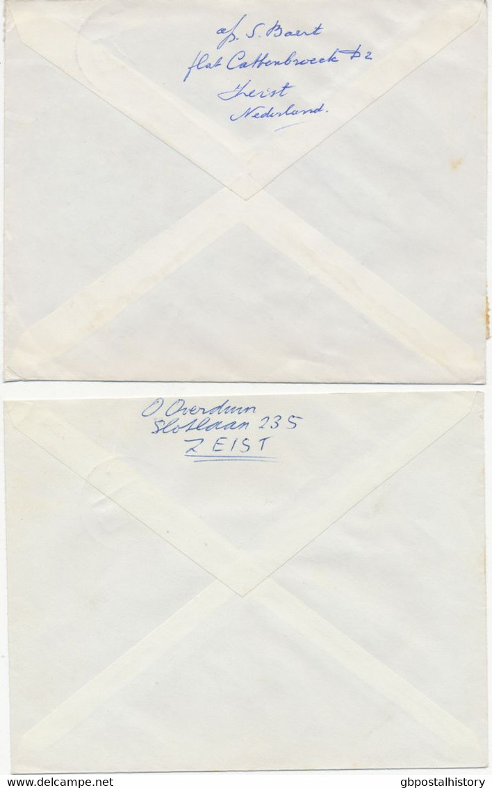 NIEDERLANDE 1968/71, 3 Verschiedene Königin Juliana Briefe (2 Einschreiben Aus ZEIST Und 1  EXPRESS-Brief Aus OOSTERBEEK - Lettres & Documents