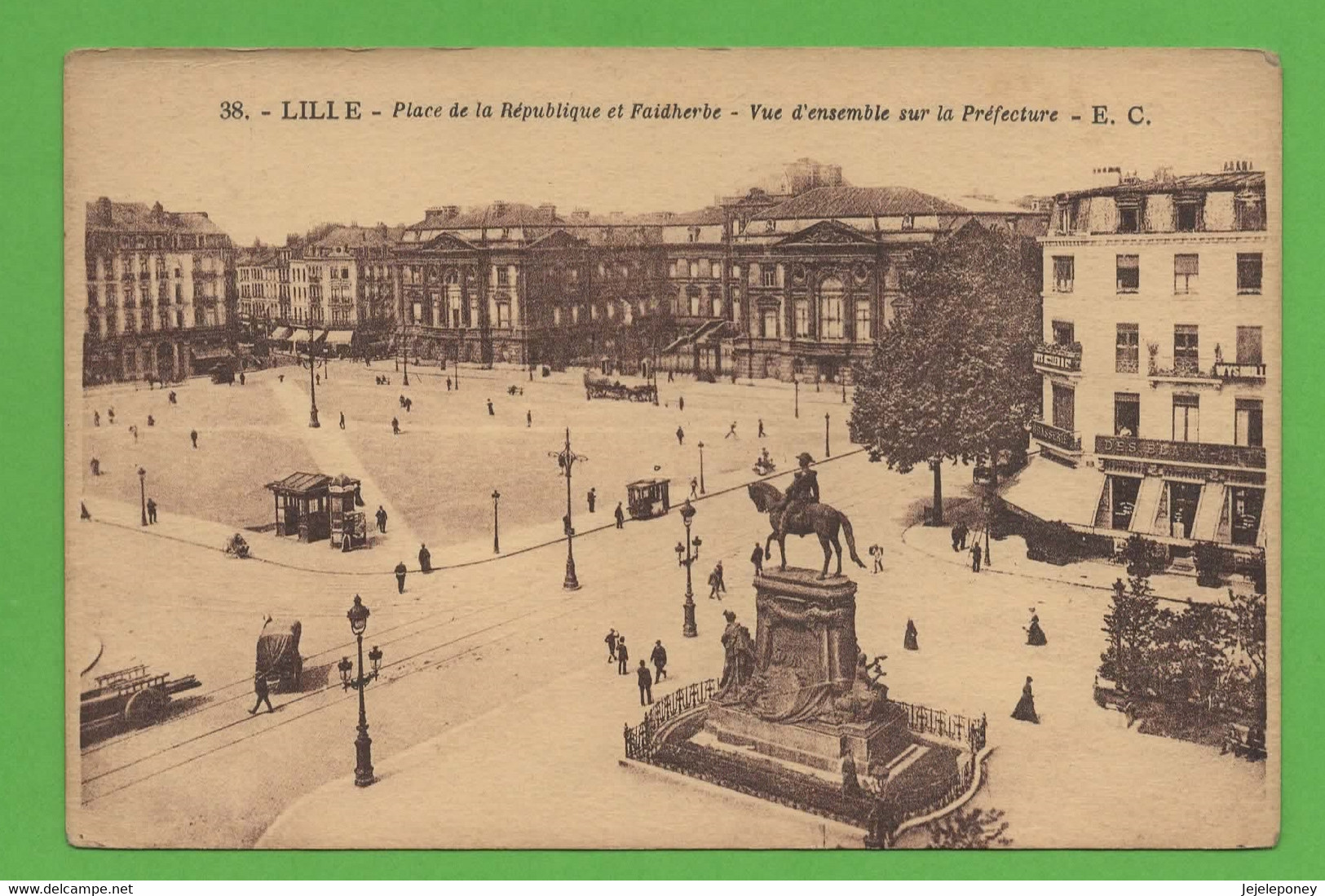 59 - Lille - Place De La République Et Faidherbe - Vue D'ensemble Sur La Préfecture - Lille