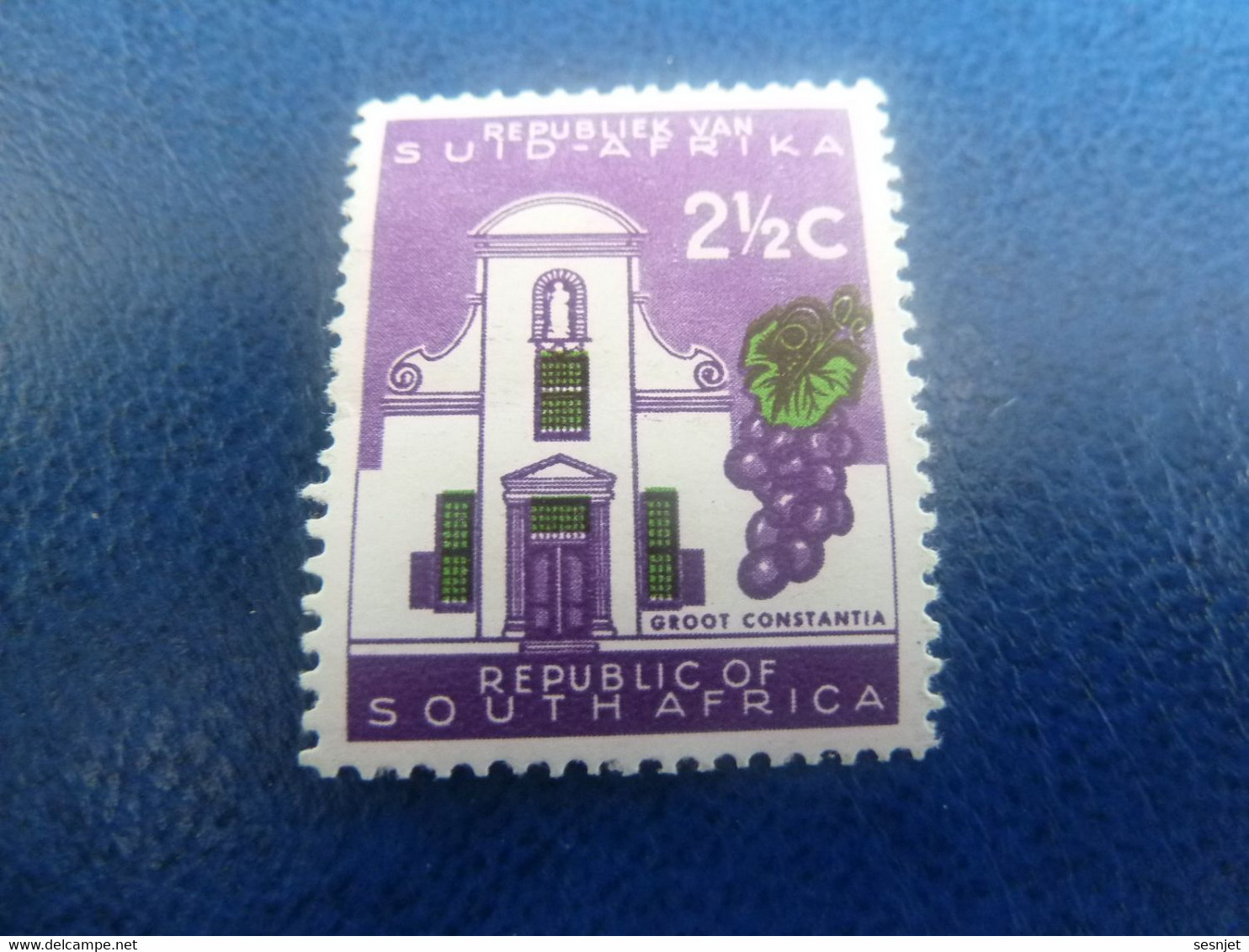 Republic Van South-Africa - Groot Constantia - 2 1/2 C. - Lilas Et Vert - Neuf Sans Charnière - - Nuevos