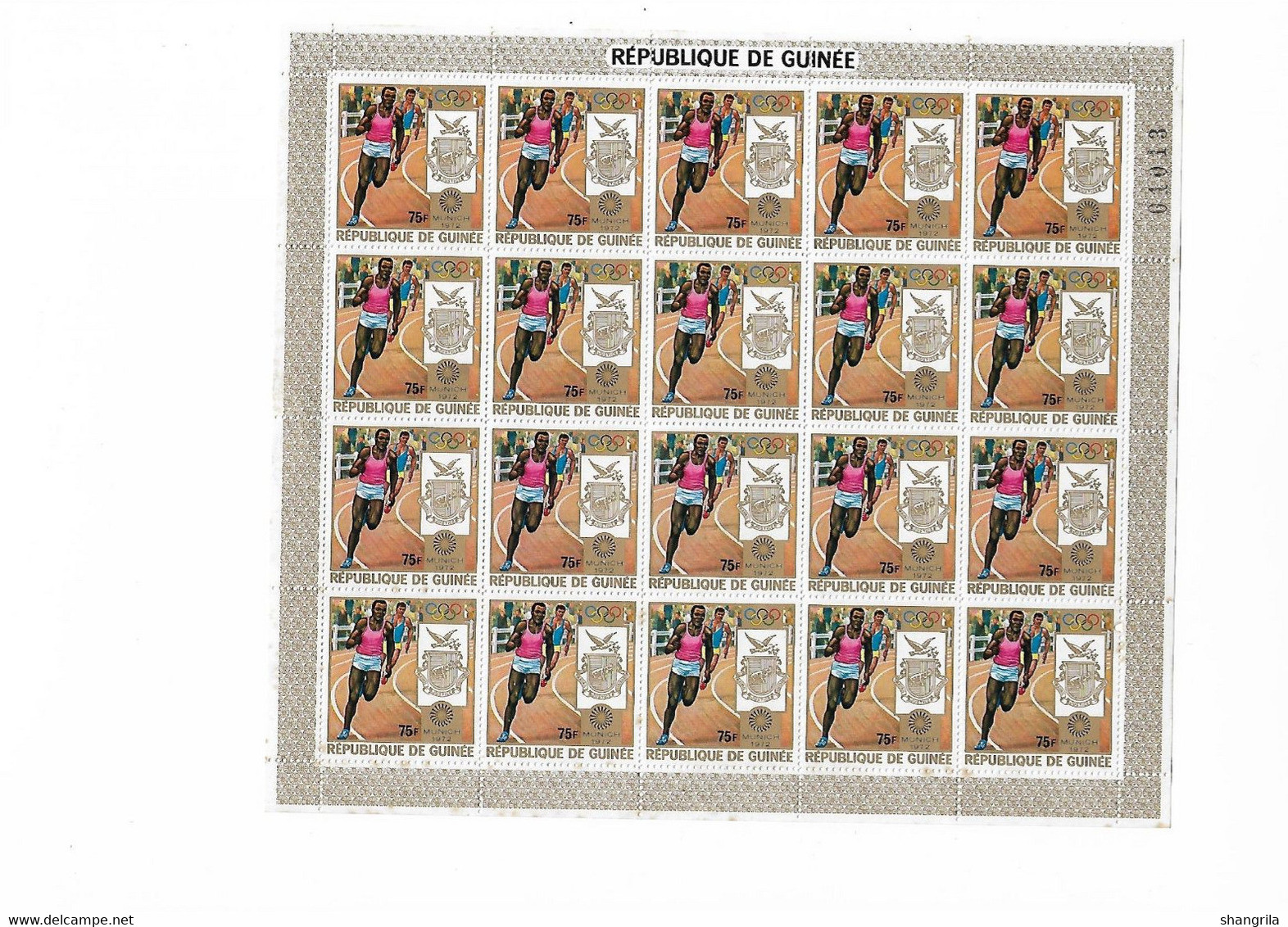 Ac 60/62 lot blocs  feuilles  timbres **   Guinée lot 2   cote 834 €