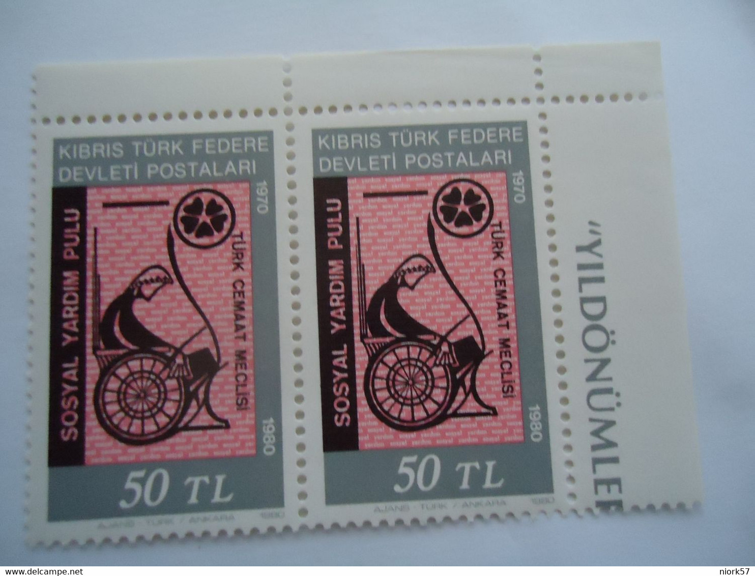 CYPRUS TURKEY MNH SET STAMPS HEALTH - Other & Unclassified