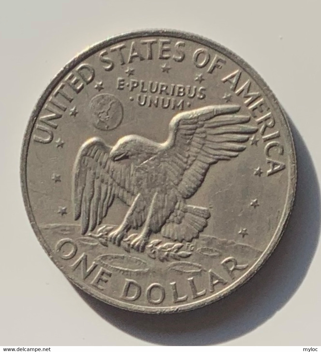 Pièce De Monnaie. Etats Unis. One Dollar. Eisenhower. 1972. Argent. - 1971-1978: Eisenhower