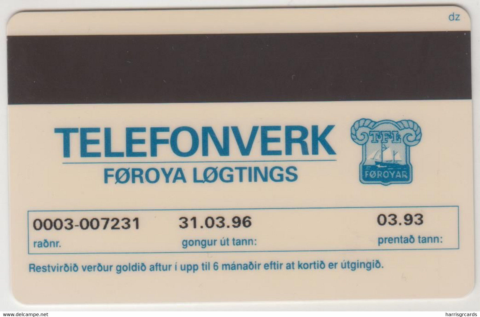 FAROE ISLANDS - Ambadalur , 100 Kr,  Faroese Telecom, Tirage 10.000, 03/93 , Used - Faroe Islands