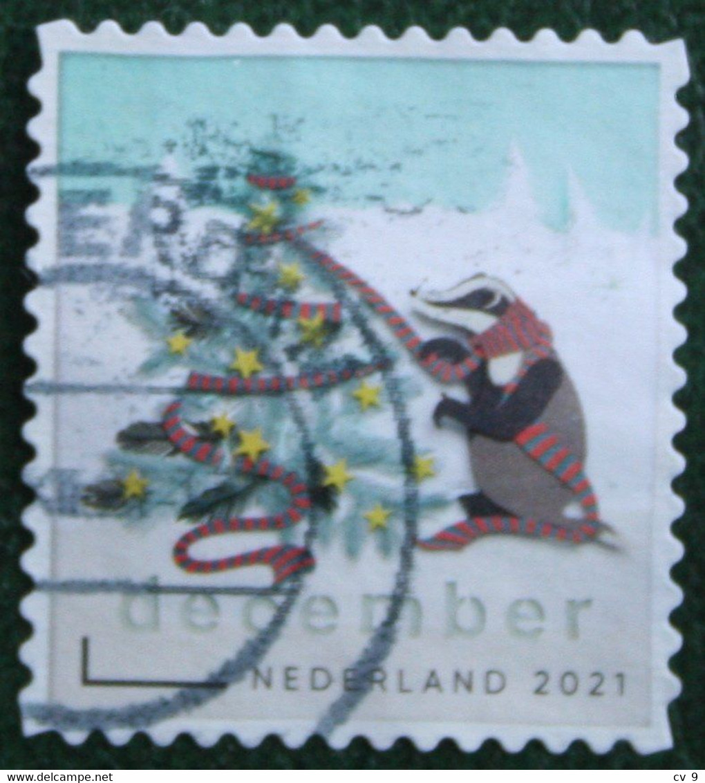 Decemberzegel Weihnachten Christmas Noel NVPH ? (Mi ?) 2021 Gestempeld / USED NEDERLAND / NIEDERLANDE - Usados