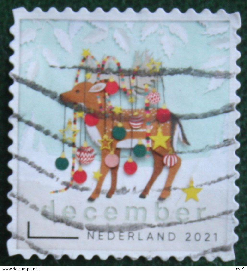 Decemberzegel Weihnachten Christmas Noel NVPH ? (Mi ?) 2021 Gestempeld / USED NEDERLAND / NIEDERLANDE - Oblitérés