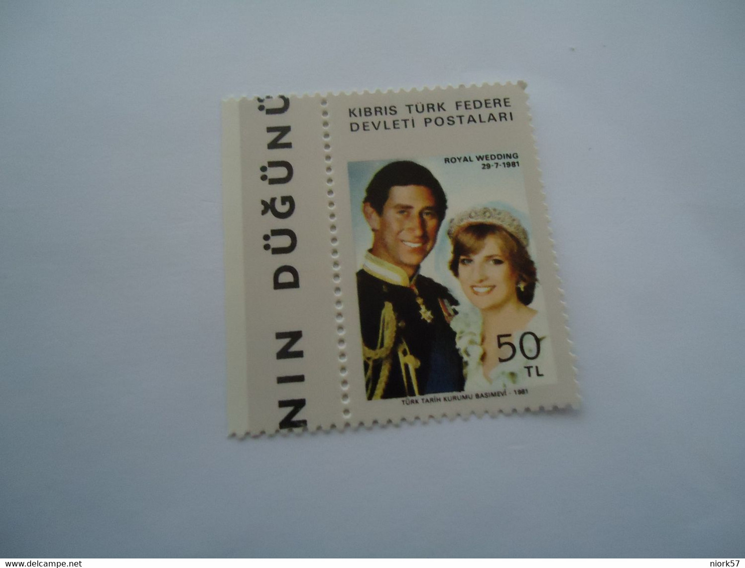 CYPRUS TURKEY MNH  STAMPS  PAIR    WEDDING  DIANA - Otros & Sin Clasificación