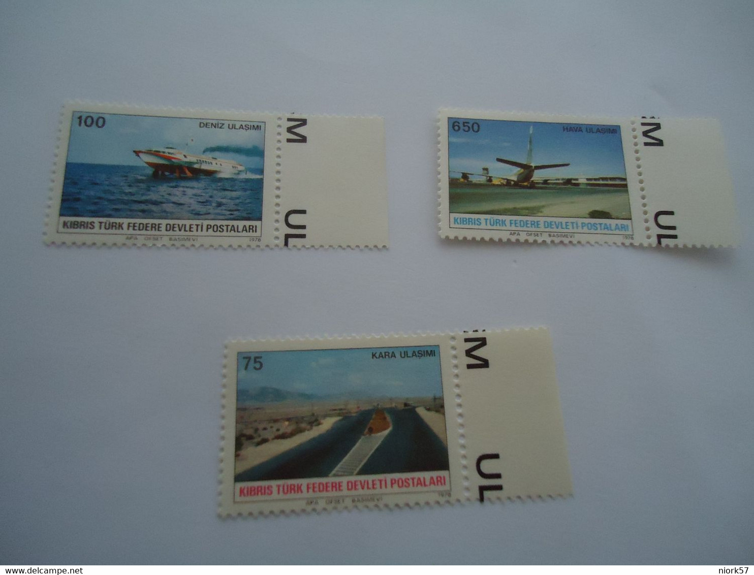 CYPRUS TURKEY MNH  STAMPS SHIPS AIRPLANES - Otros & Sin Clasificación