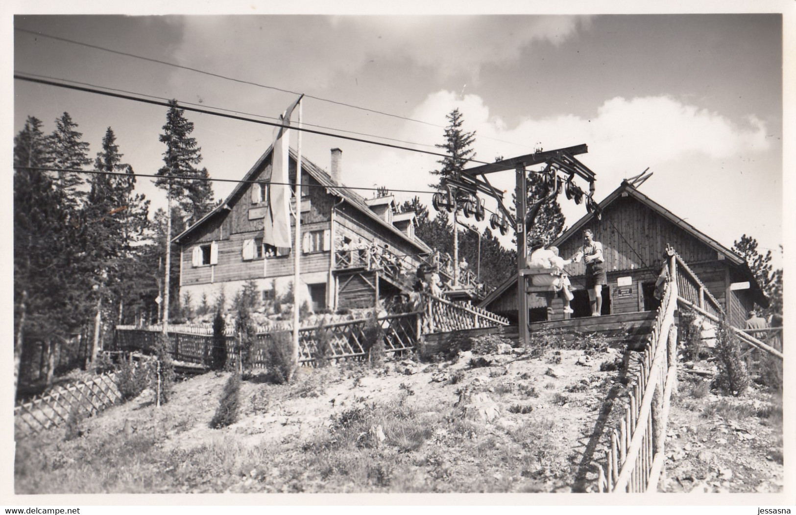 AK - NÖ - Puchberg Am Schneeberg - Alte Sessellift Auf Den Himberg - 1955 - Schneeberggebiet