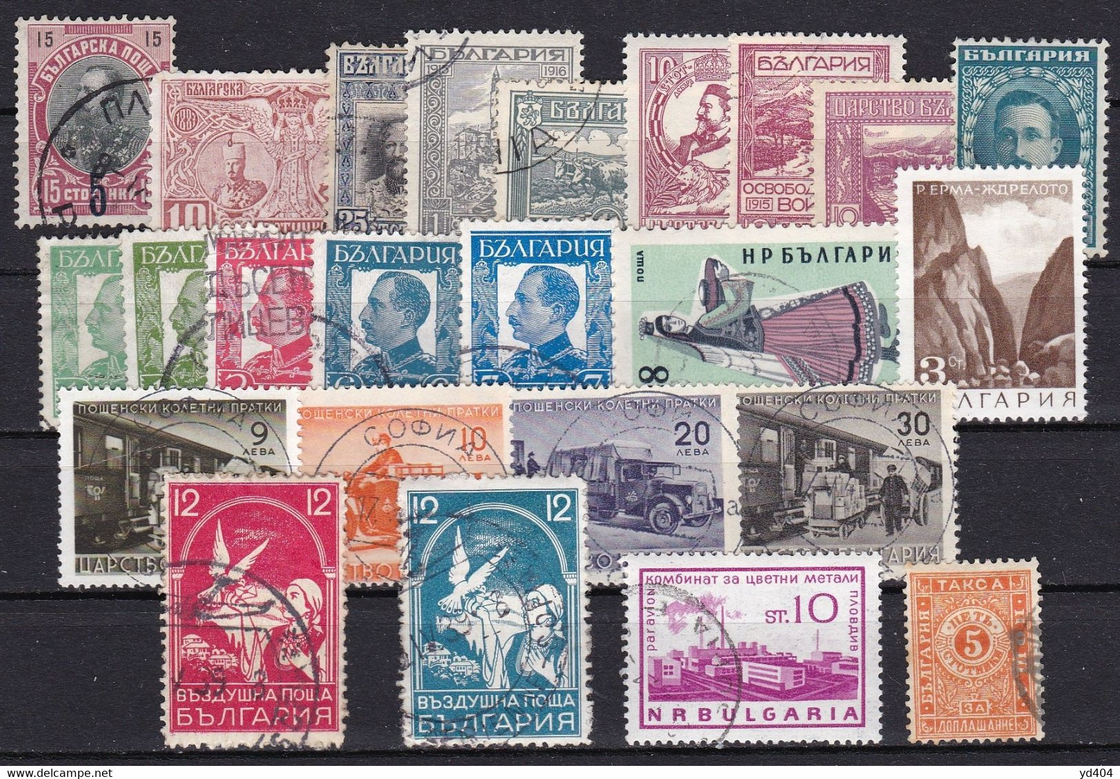 BG60 – BULGARIA – 1903-68 – USED LOT – CV 15,50 € - Verzamelingen & Reeksen